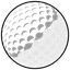 White, outline at 64 px